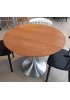 Tulip Round Dining Table Wood Top 100 Dia